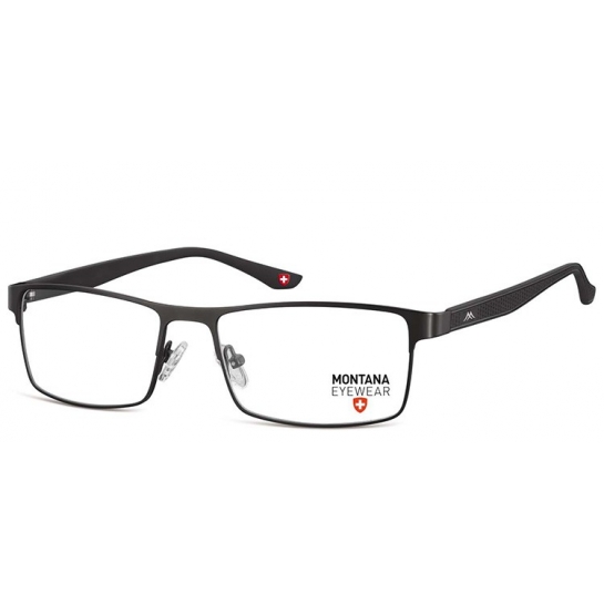 Okulary oprawki korekcyjne metalowe pełne MM611D czarne